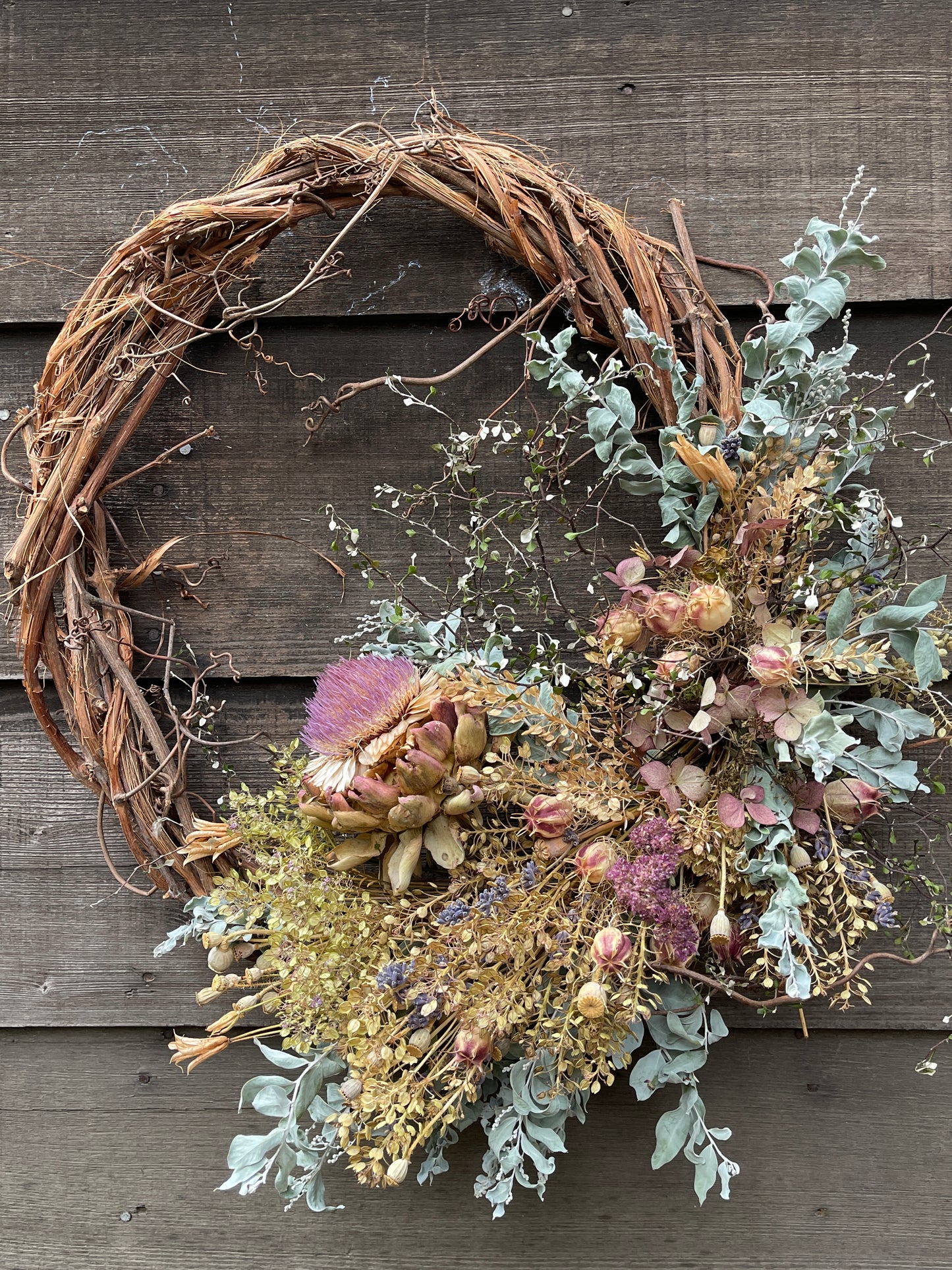 Cardoon wreath