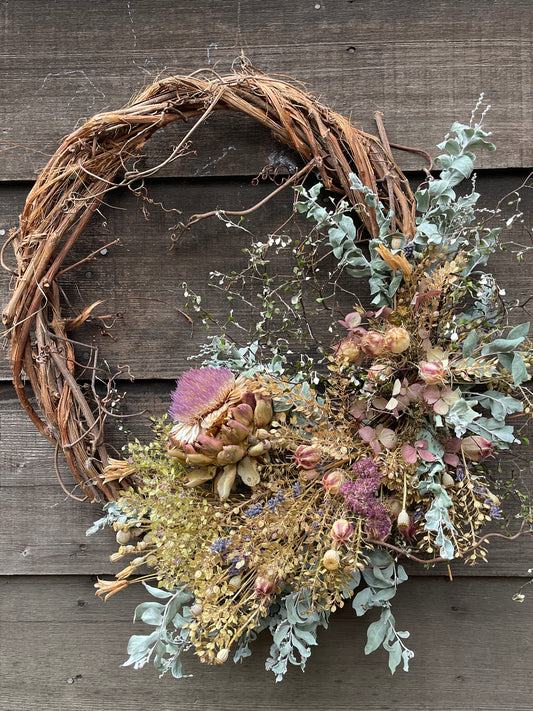 Cardoon wreath