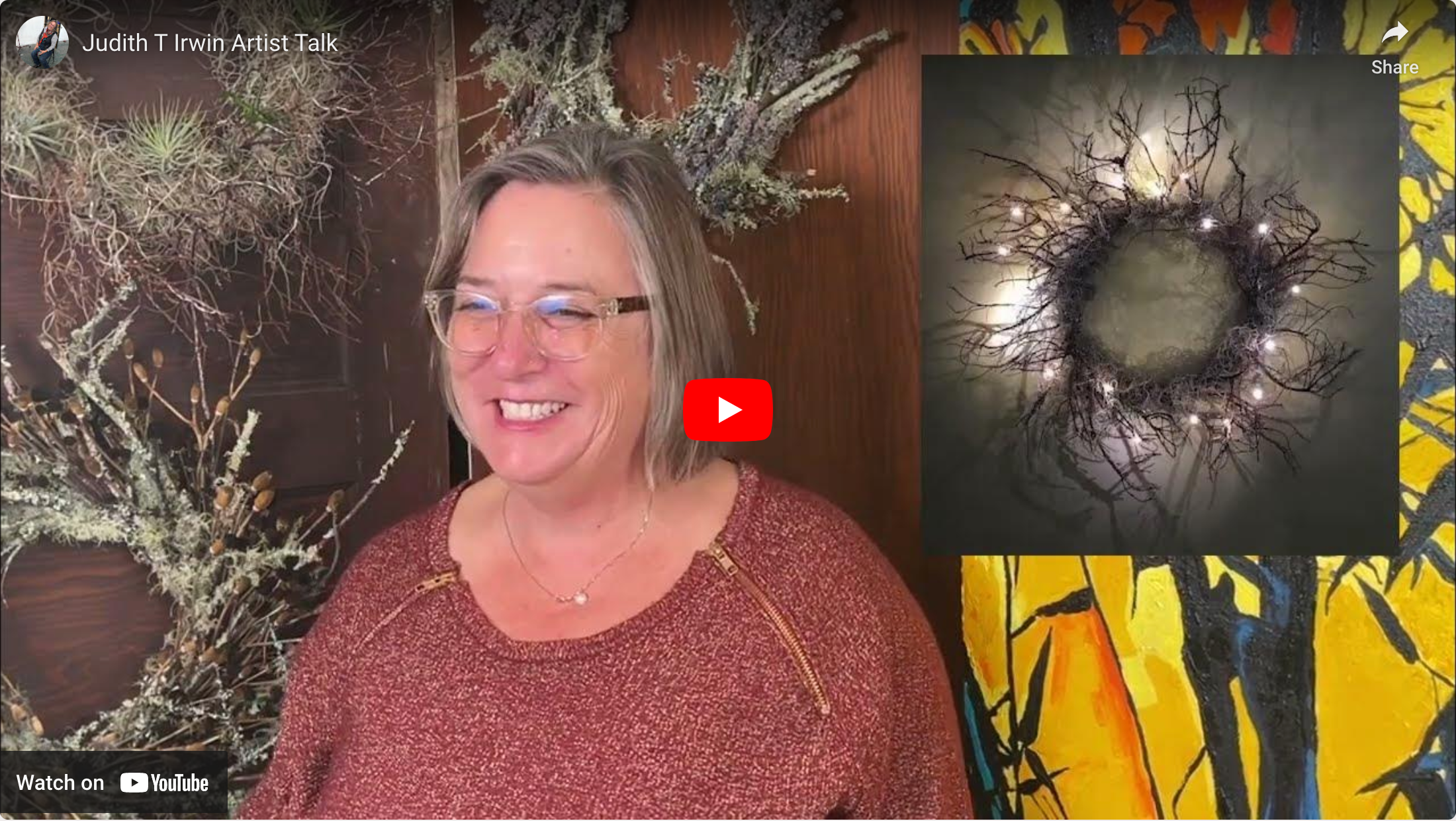 Load video: Judith T Irwin Artistry Video